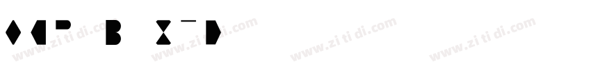 ocr b STD字体字体转换